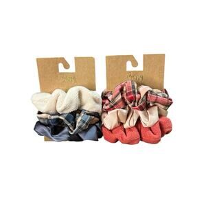 Berry Scrunchies 2 Packs Of 3 New